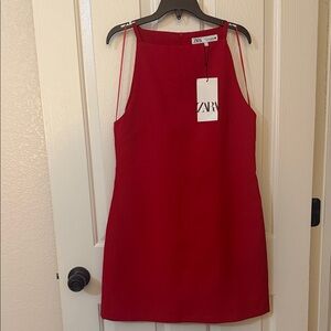 Zara Bold Red Mini Dress